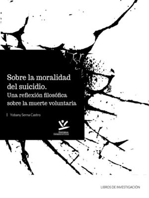 cover image of Sobre la moralidad del suicidio